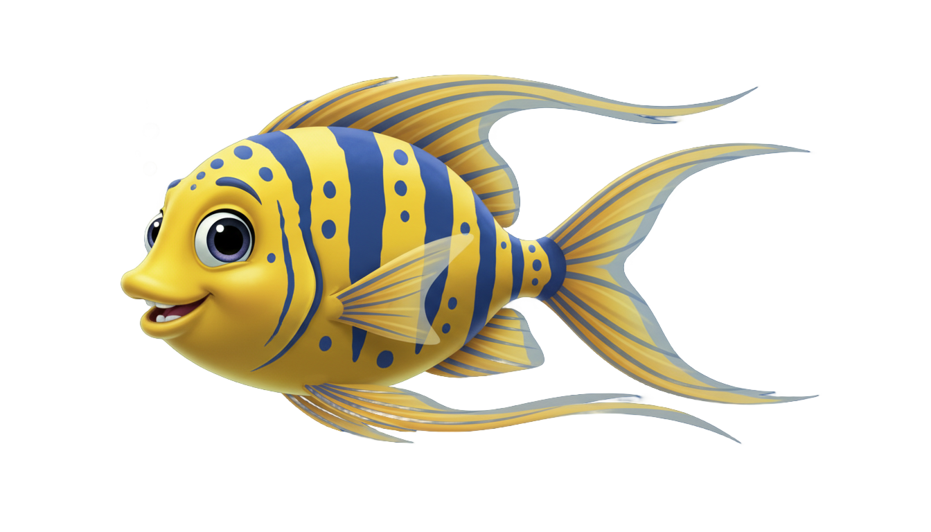 little mermaid fish png PNG transparent background