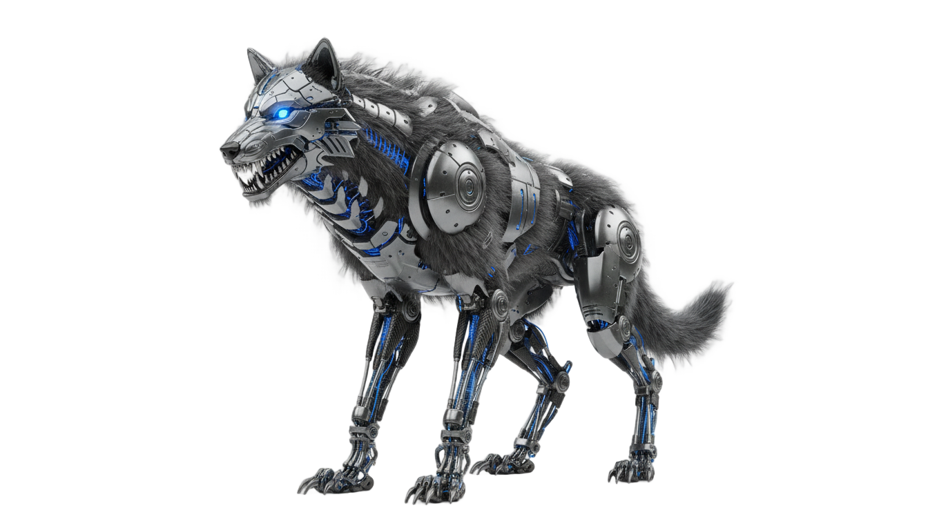 roger cyborg werewolf png PNG transparent background