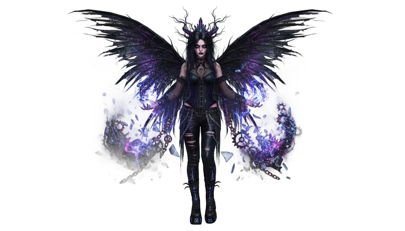 fairy grunge png PNG transparent background
