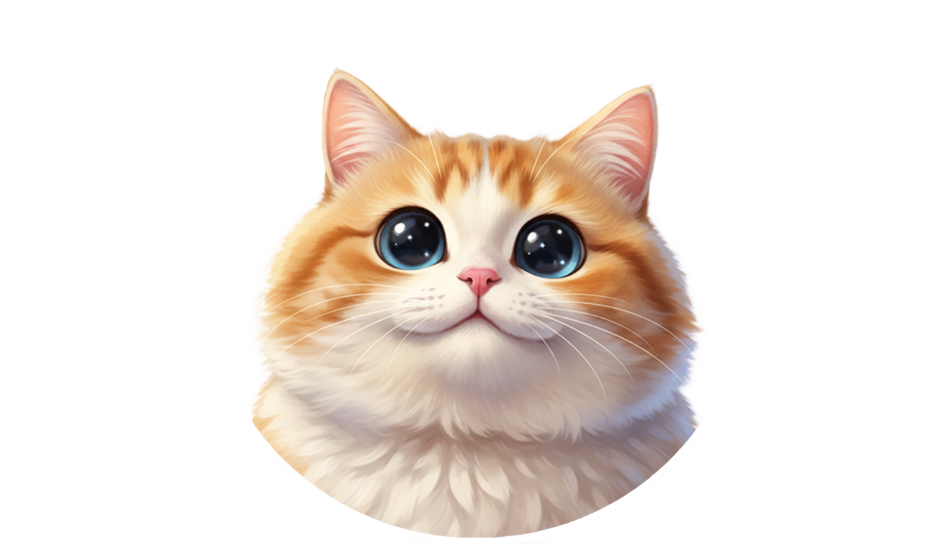cute cat avatar png PNG transparent background
