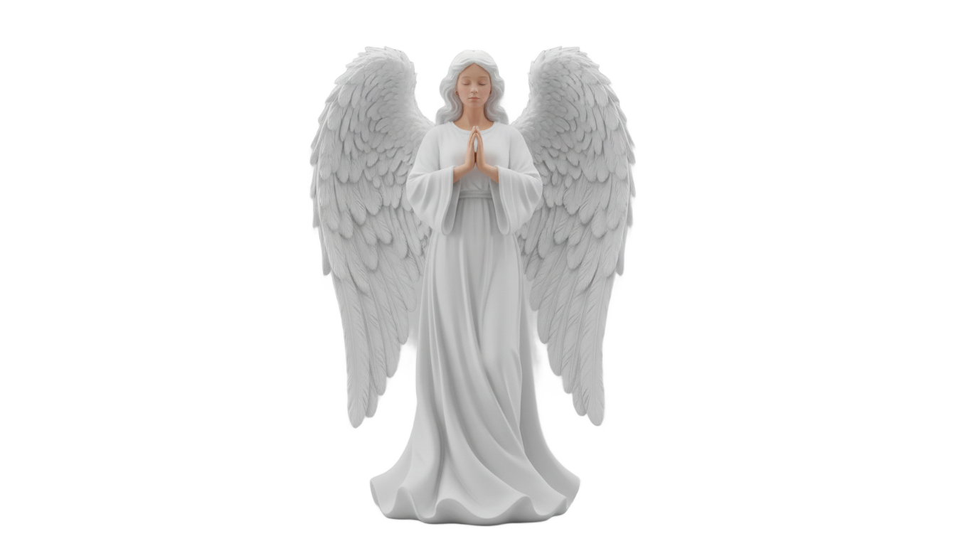 angel praying png PNG transparent background