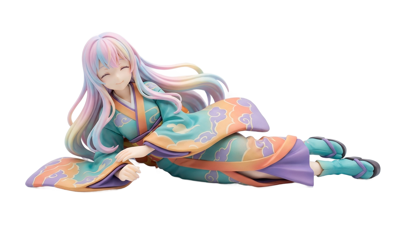 anime character laying down png PNG transparent background