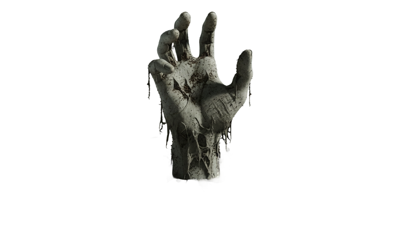 zombie hand coming out of ground png PNG transparent background