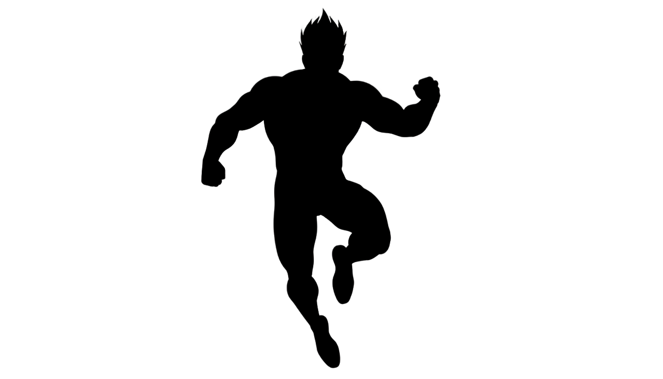 anime character silhouette png PNG transparent background
