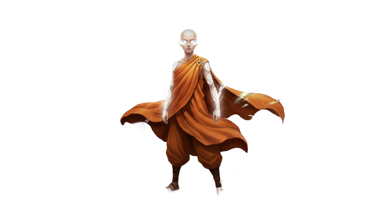 aang avatar state png PNG transparent background