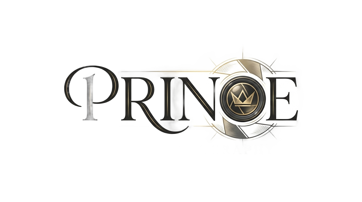 prince photography logo png PNG transparent background