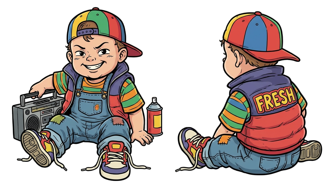 fresh prince baby png PNG transparent background