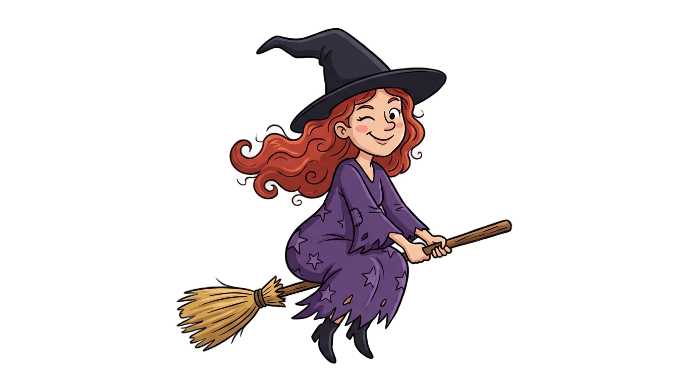 witch png sticker PNG transparent background