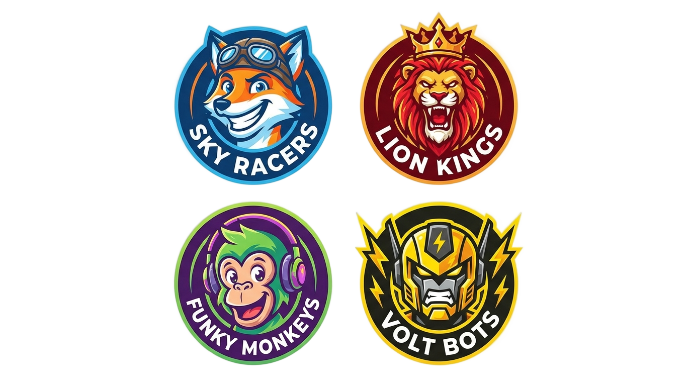 mascot logo png pack PNG transparent background