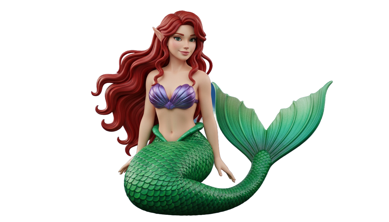 ariel little mermaid png PNG transparent background