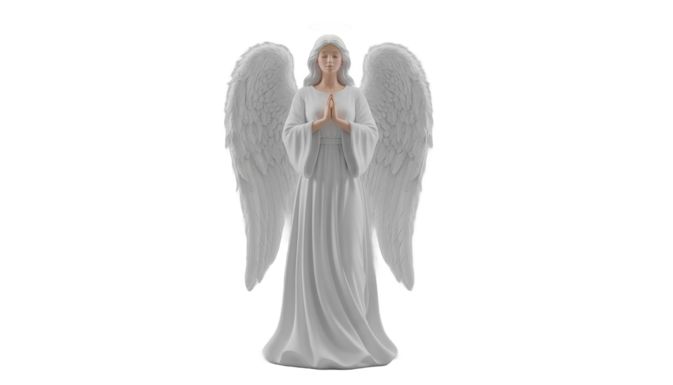 angel praying png PNG transparent background