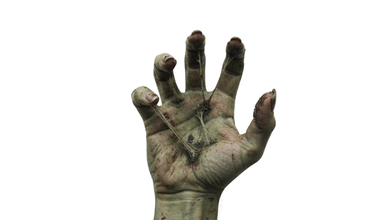 mano zombie png PNG transparent background