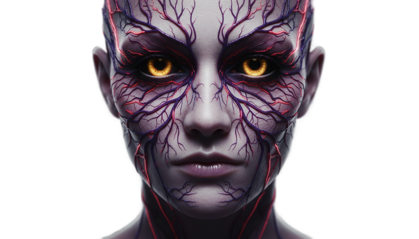 vampire veins under eyes png PNG transparent background