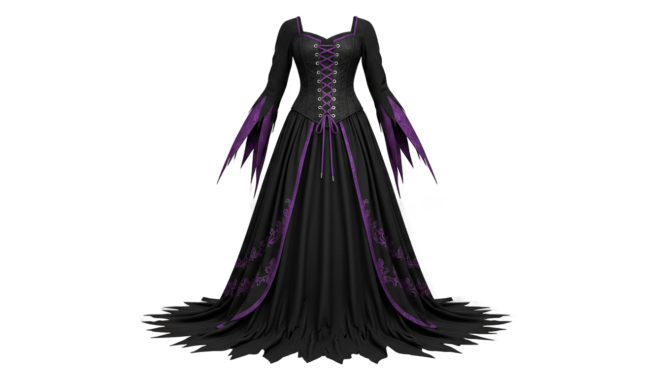 witch dress png PNG transparent background