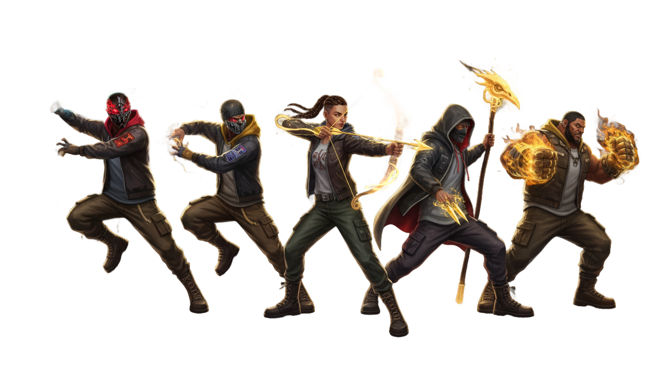 kpop demon hunters png golden PNG transparent background