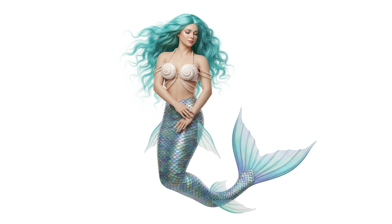 mermaid icon png PNG transparent background