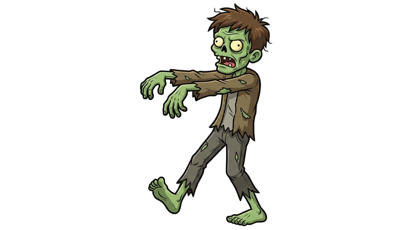 animated zombie png PNG transparent background