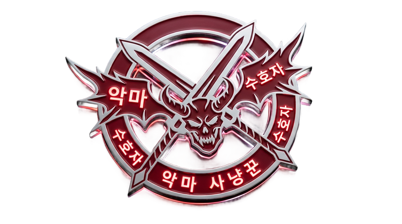 k pop demon hunters logo png PNG transparent background