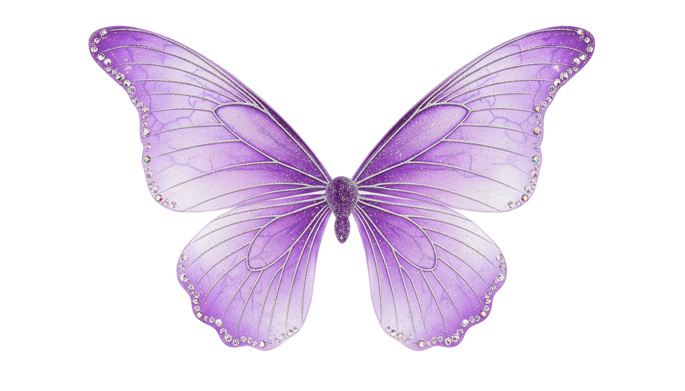purple fairy wings png PNG transparent background