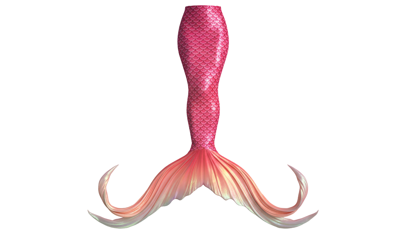 pink mermaid tail clipart png PNG transparent background
