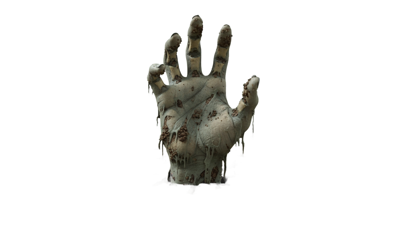 zombie hand coming out of ground png PNG transparent background
