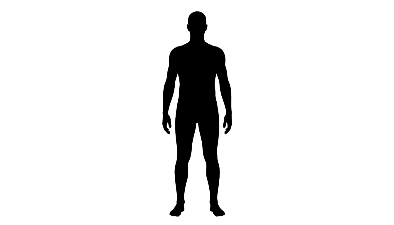 cartoon person silhouette png PNG transparent background