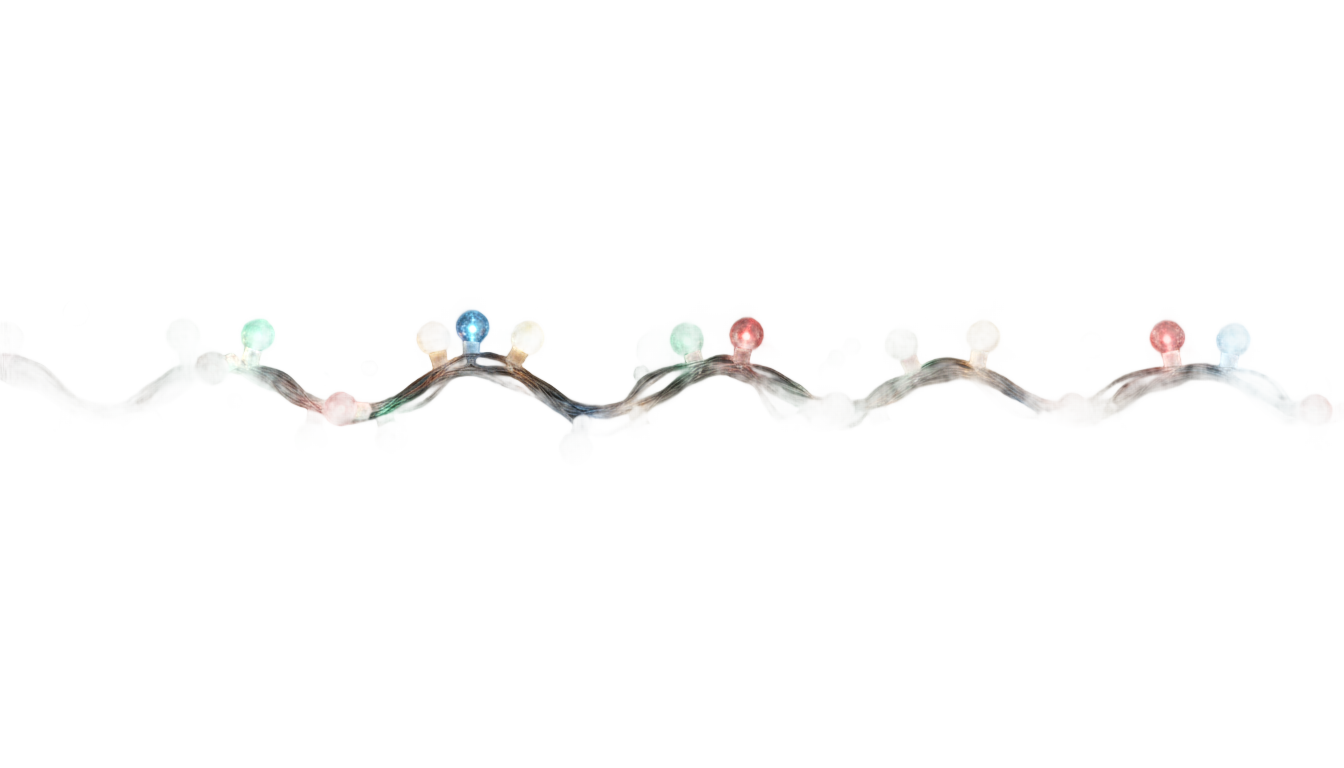christmas fairy lights png PNG transparent background