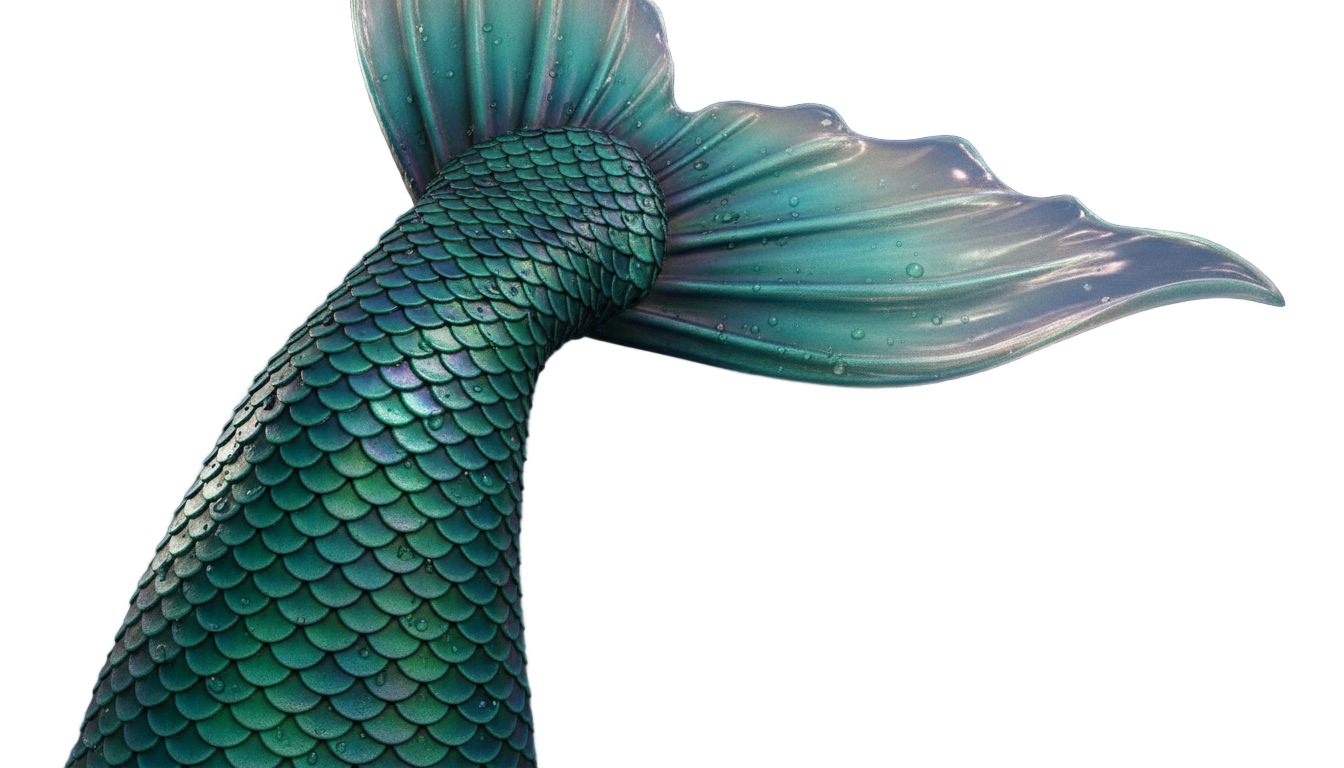 realistic mermaid tail png PNG transparent background