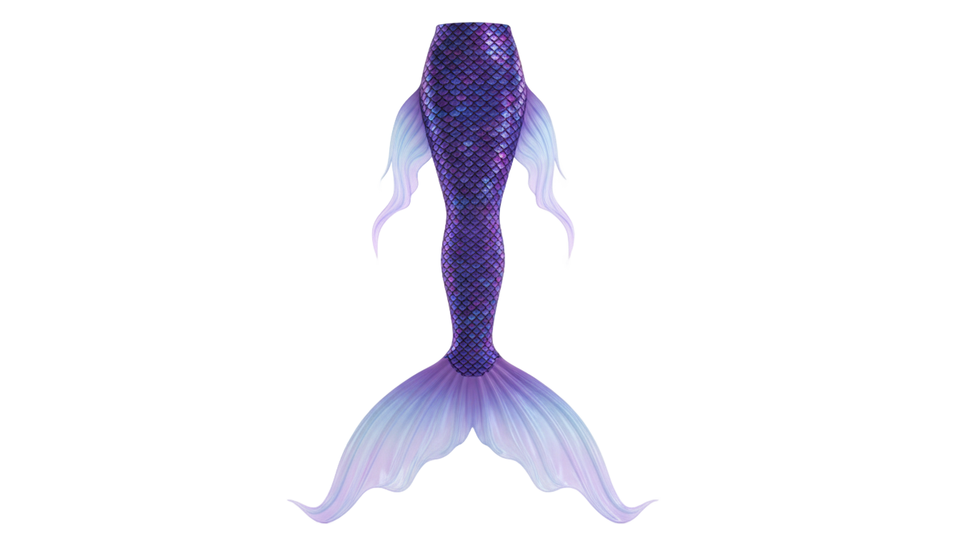 purple mermaid tail png PNG transparent background