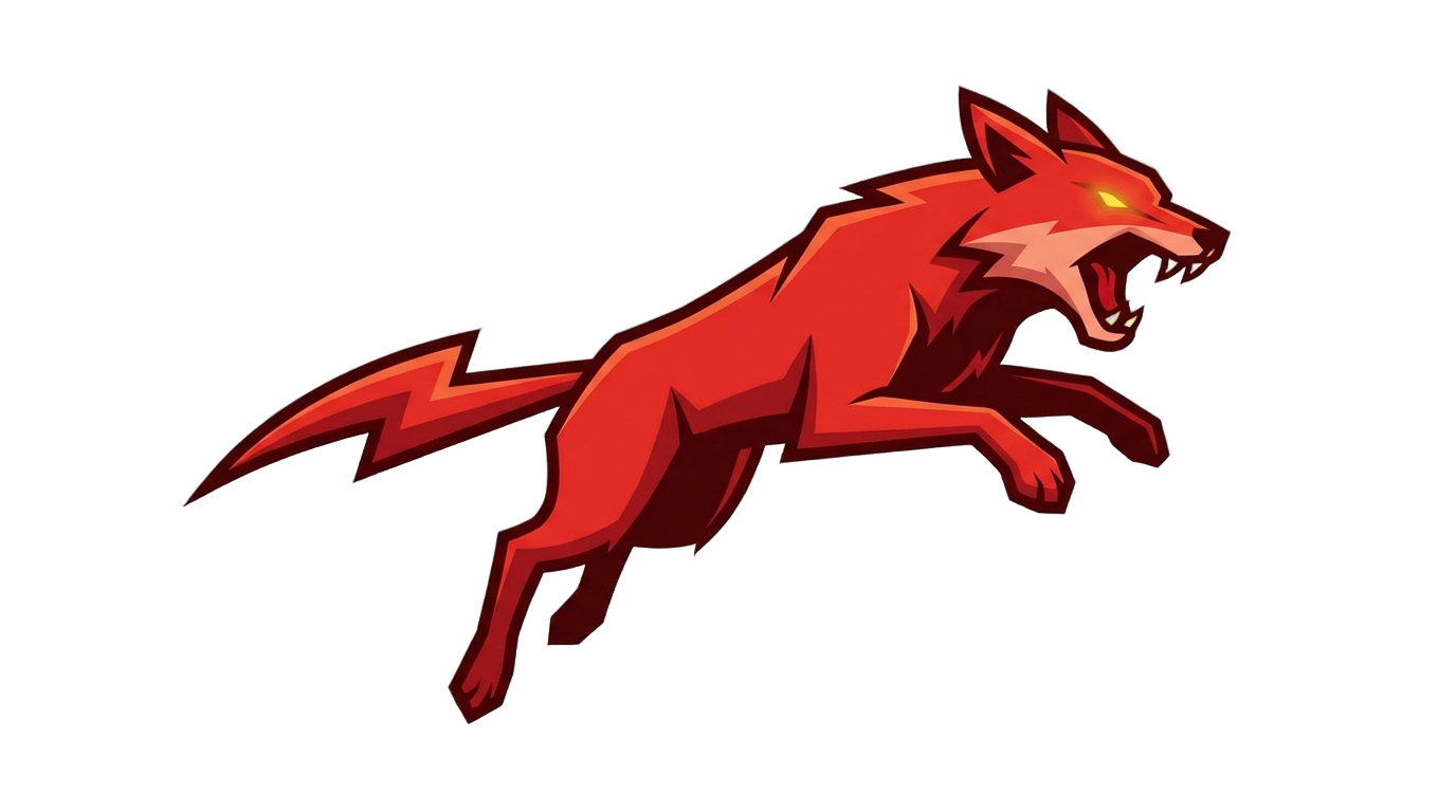 red mascot logo png PNG transparent background