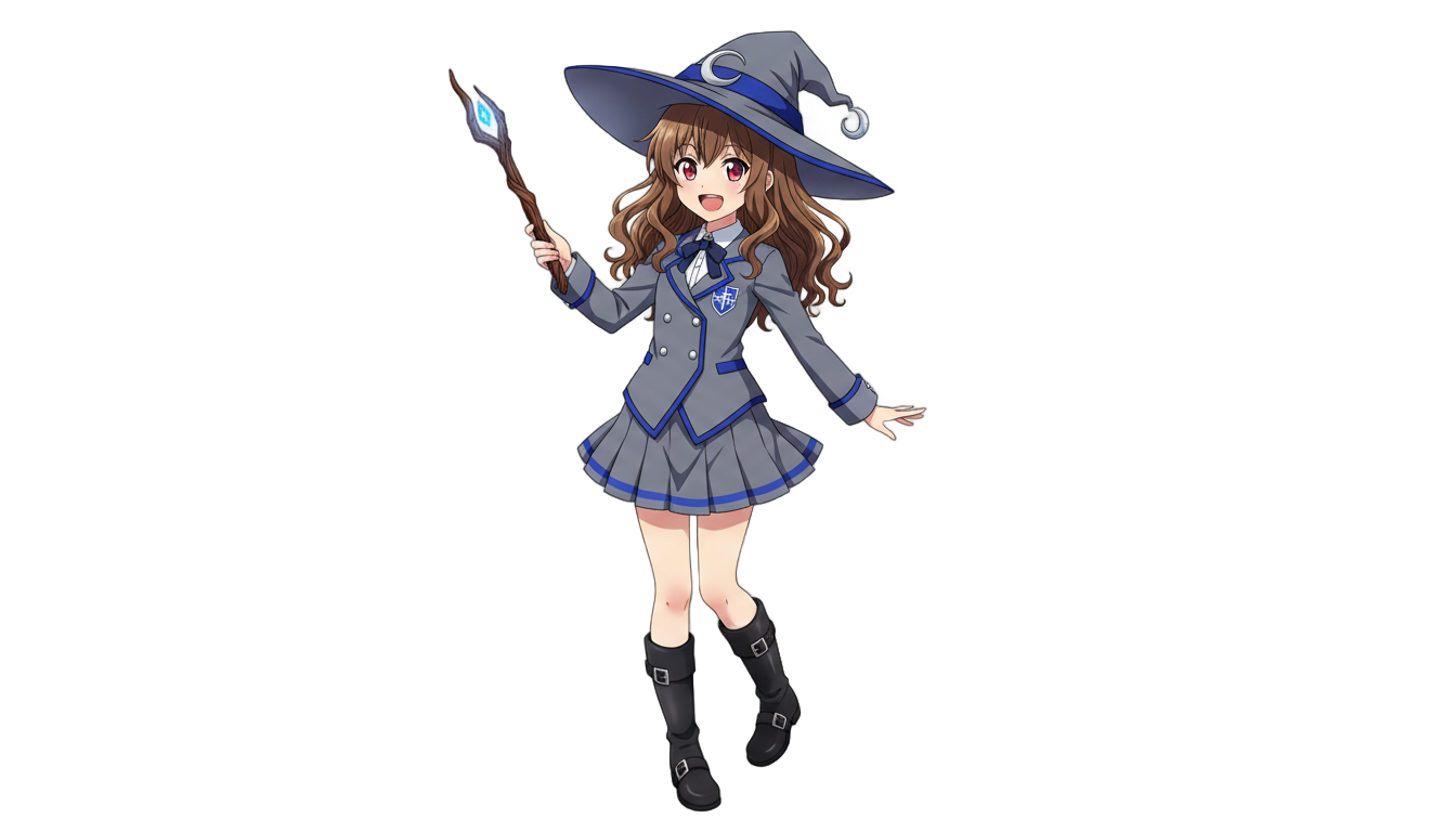 akko little witch academia png PNG transparent background