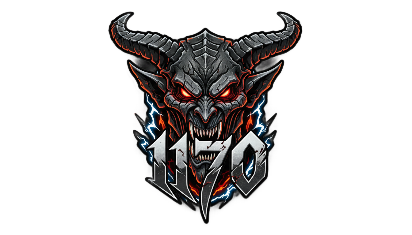 demon 170 logo png PNG transparent background