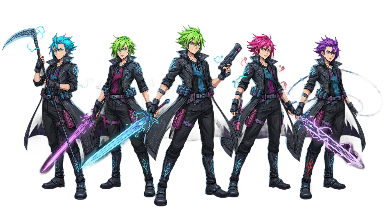 kpop demon hunters png topper PNG transparent background