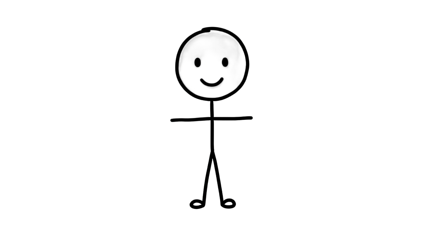 person standing cartoon png PNG transparent background
