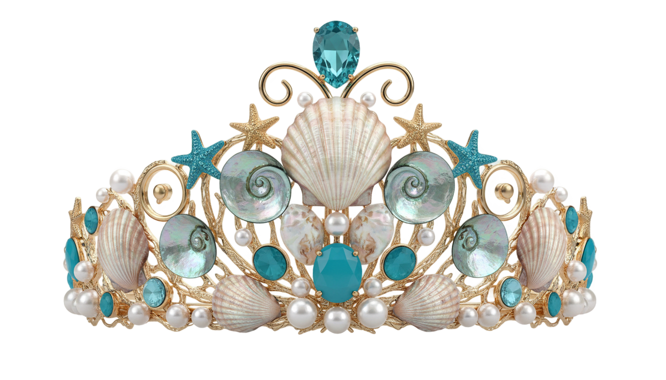 mermaid crown png PNG transparent background