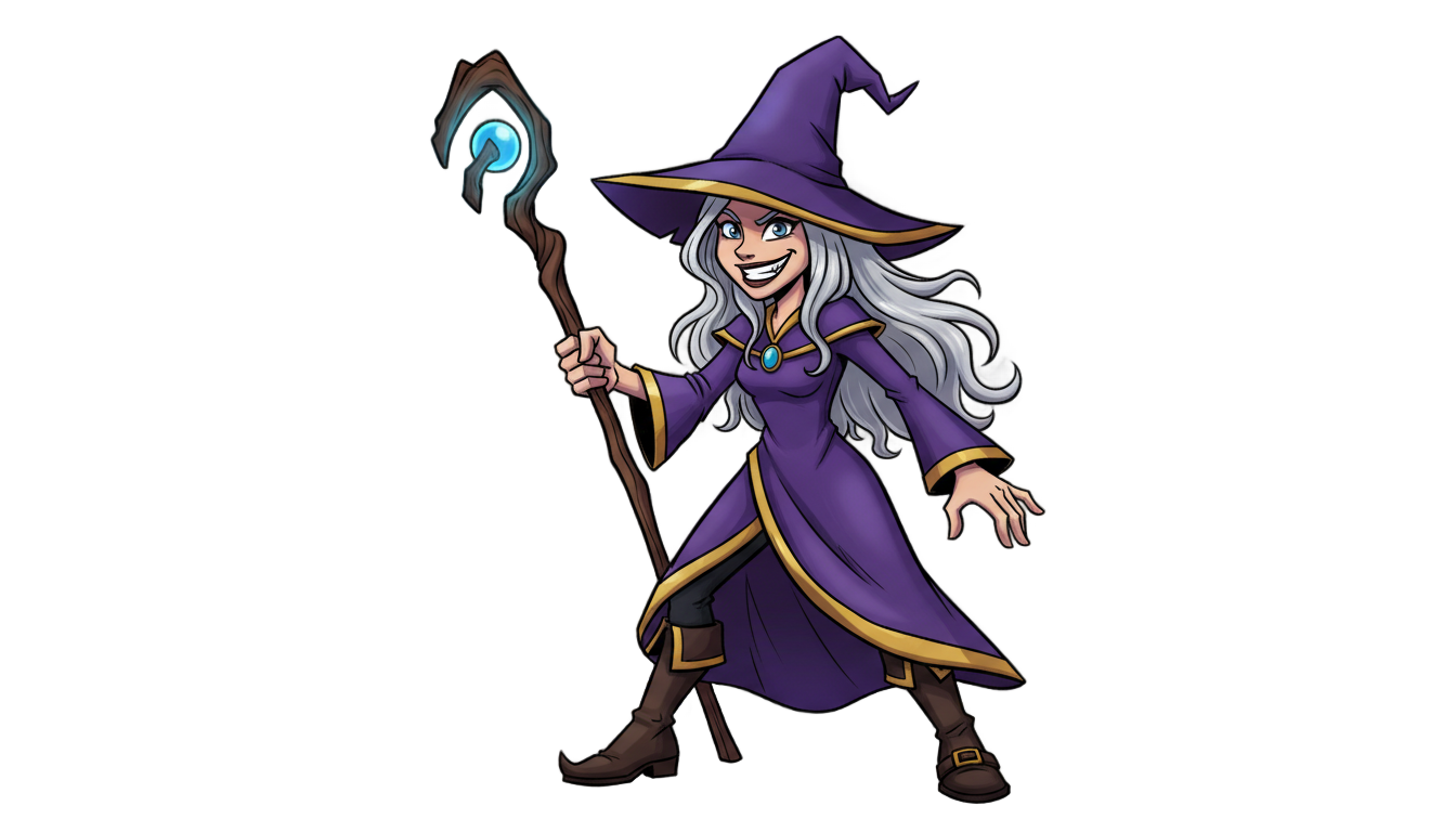 clash royale witch png PNG transparent background