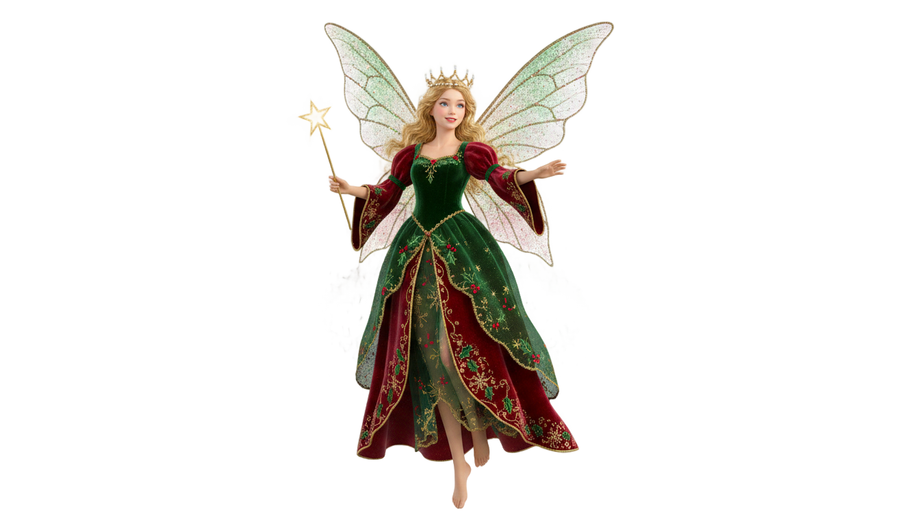 christmas fairy png PNG transparent background