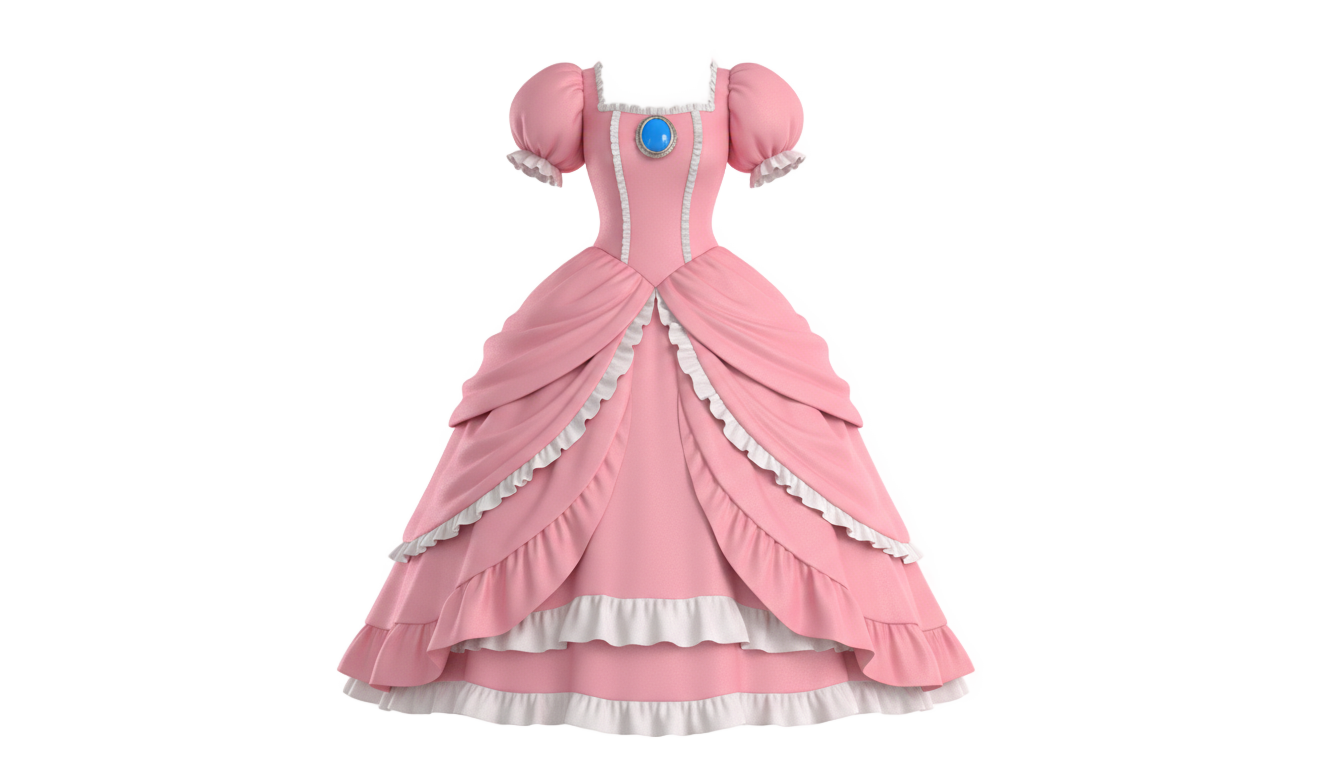princess peach dress png PNG transparent background