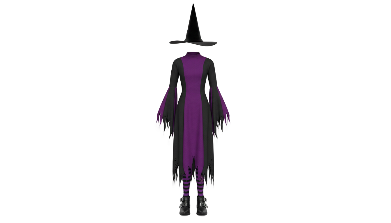 witch costume png PNG transparent background