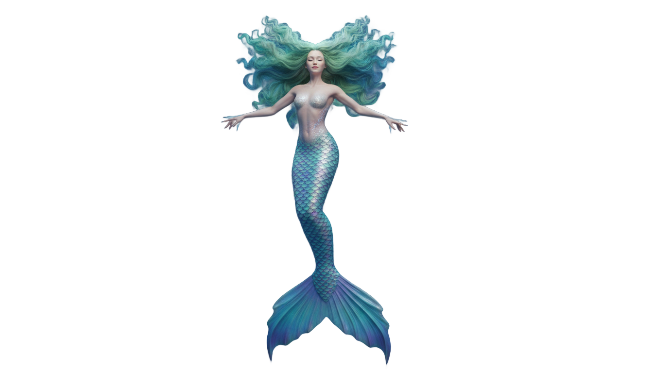 siren mermaid png PNG transparent background