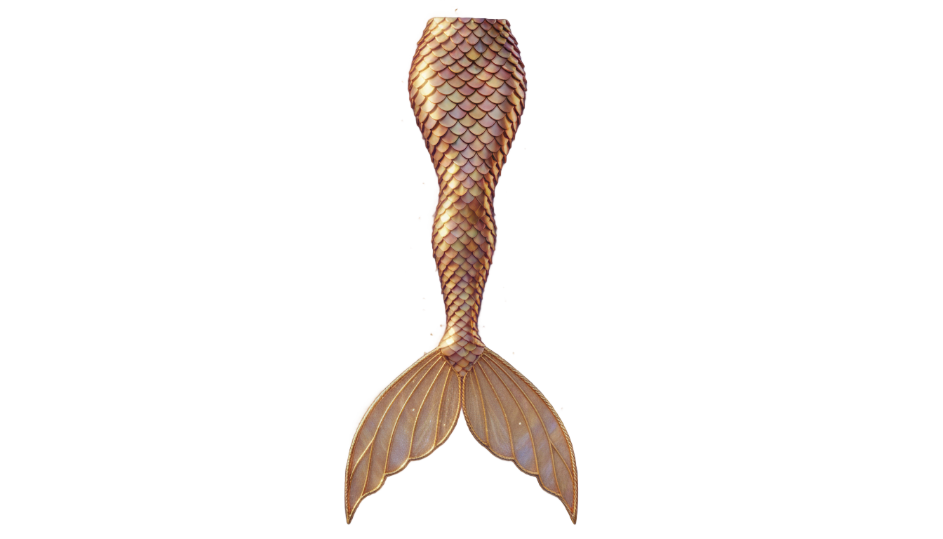 gold mermaid tail png PNG transparent background