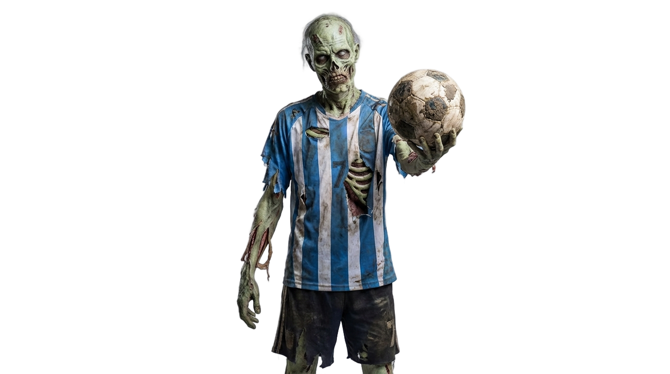 zombie soccer skin png PNG transparent background