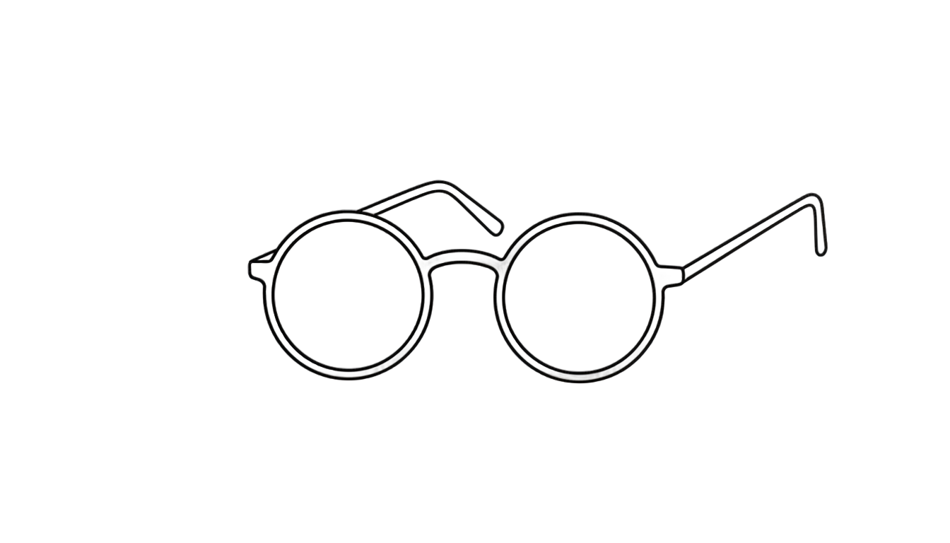 glasses drawing png PNG transparent background