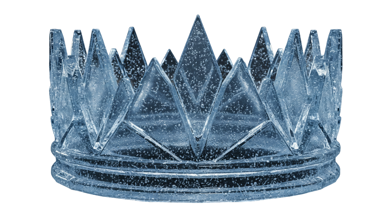 ice crown png PNG transparent background