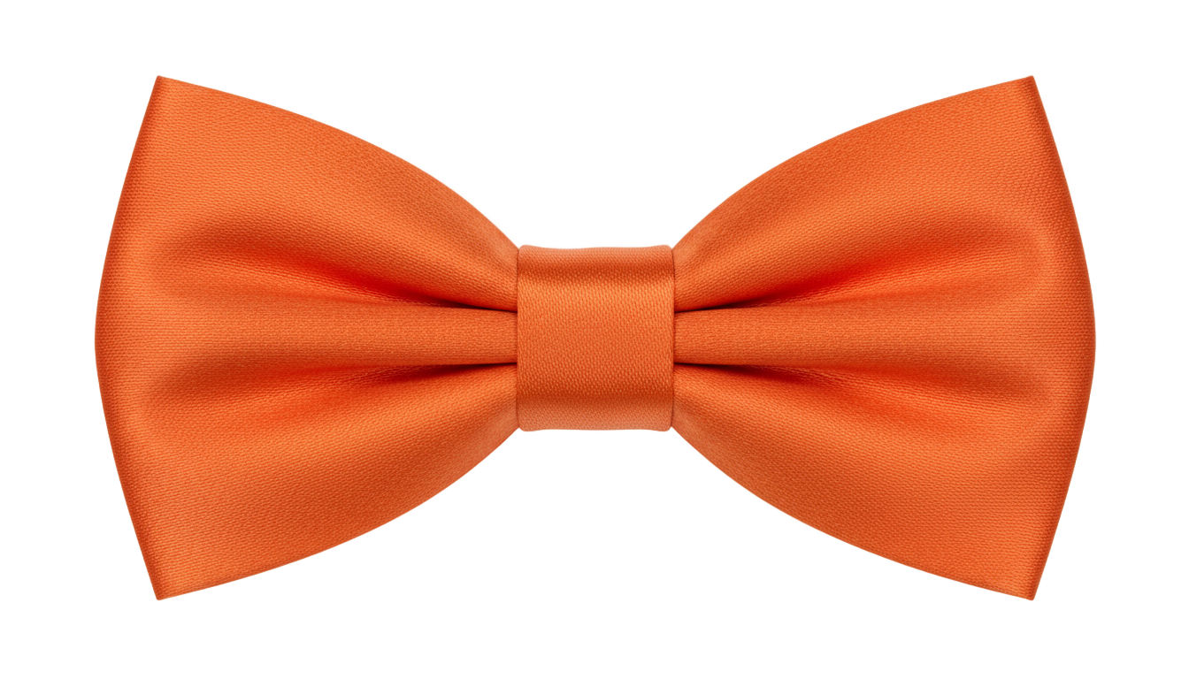 orange bow tie png PNG transparent background