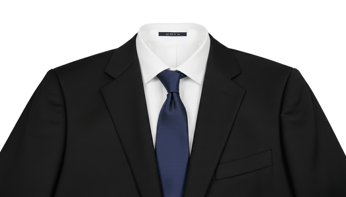 black suit with tie png PNG transparent background