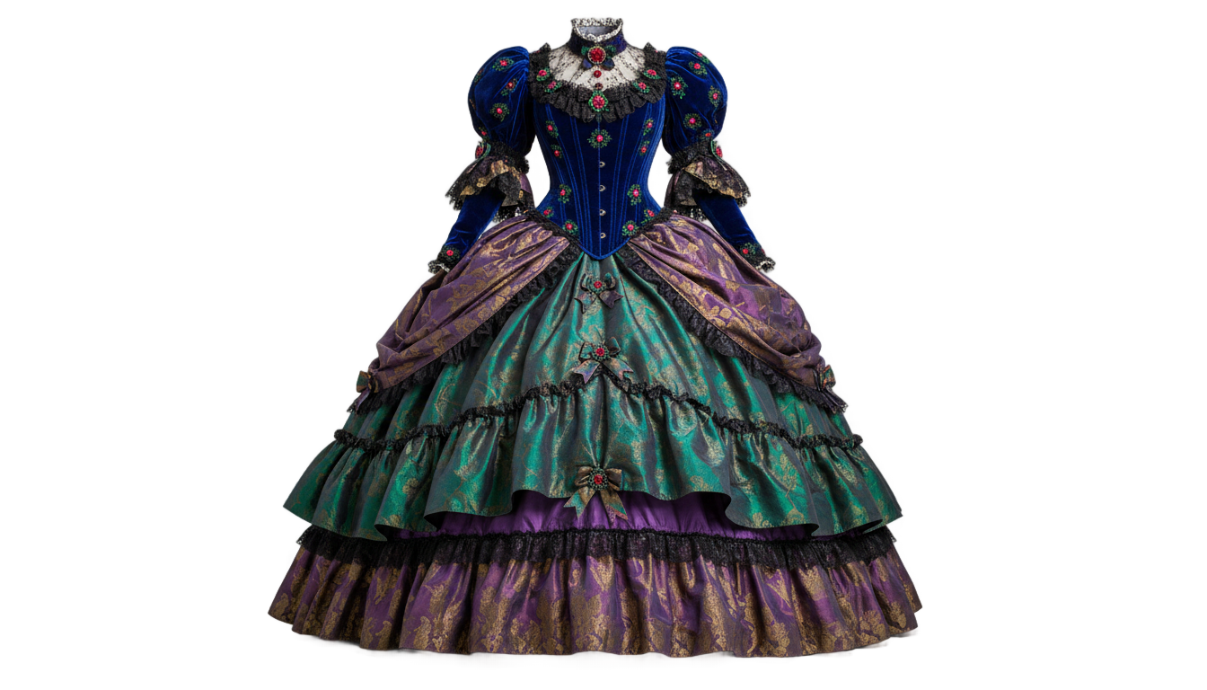 victorian dress png PNG transparent background