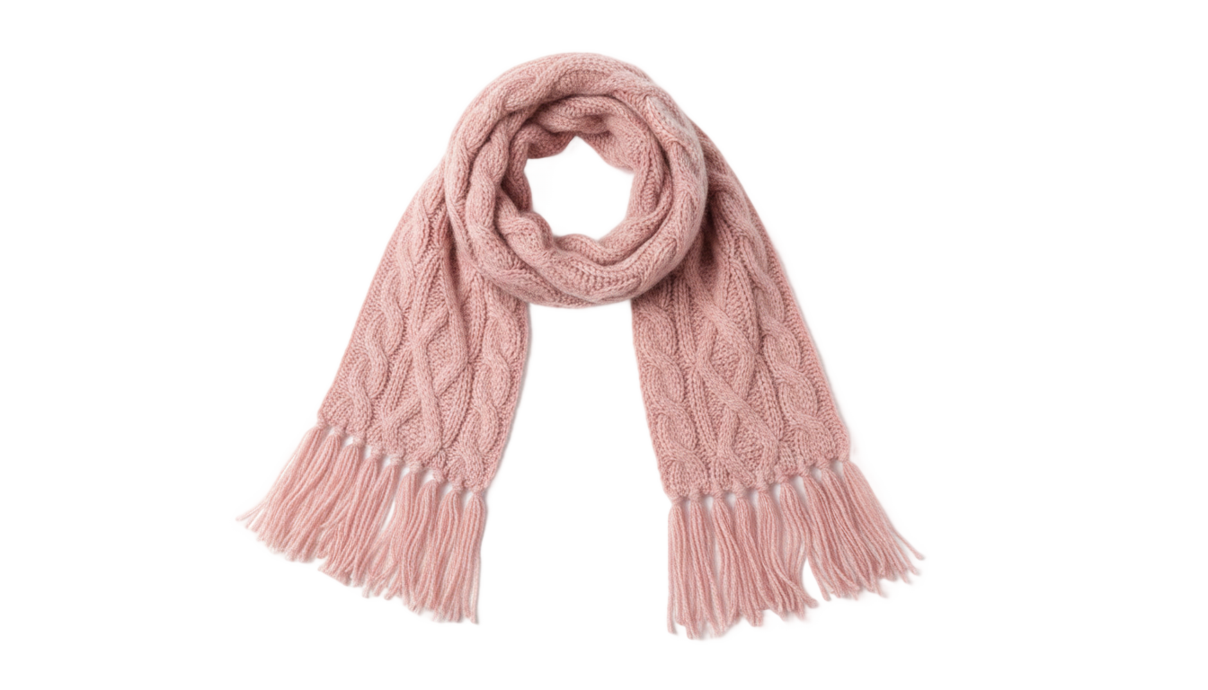 pink scarf png PNG transparent background