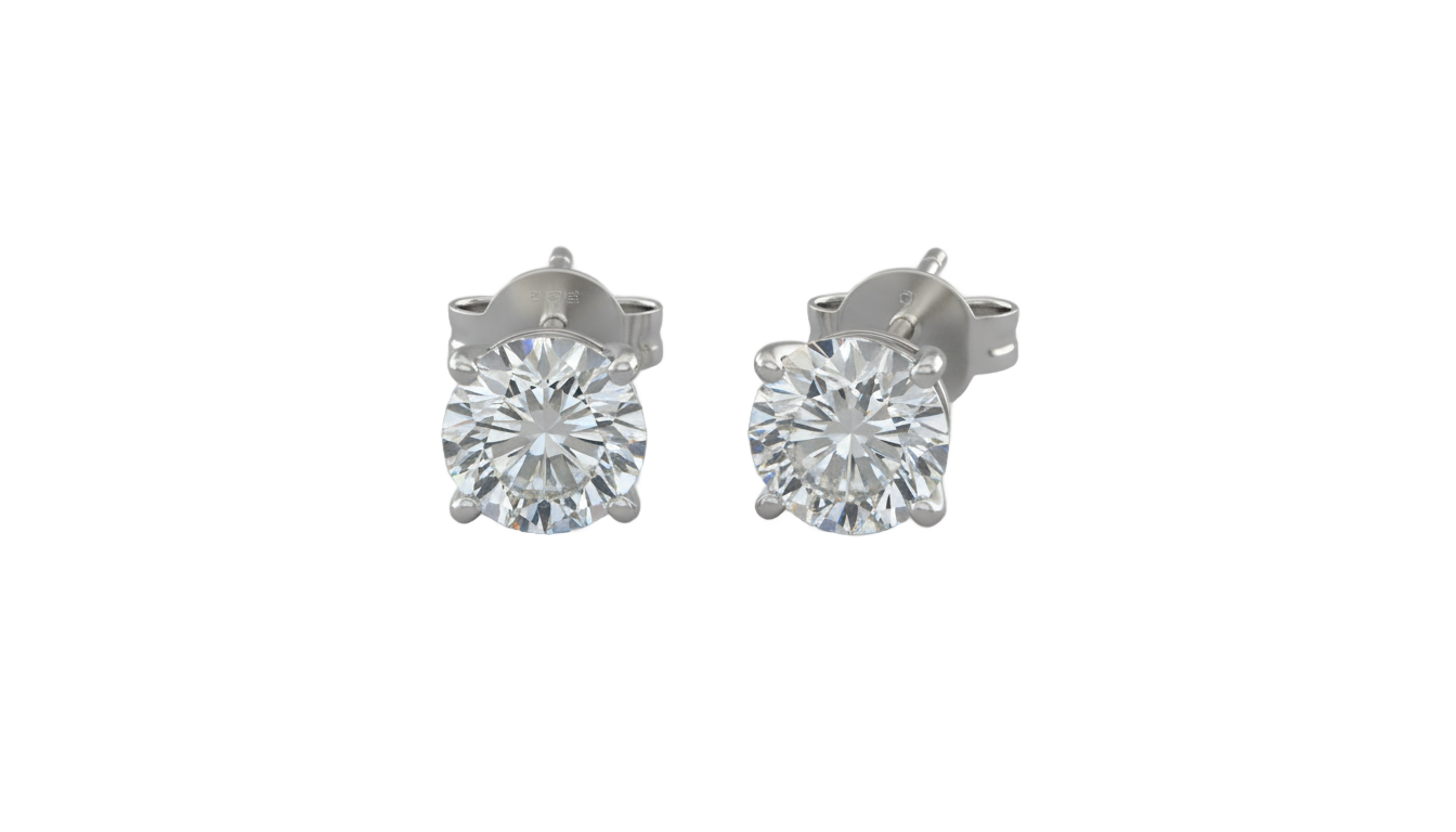 diamond earrings png PNG transparent background