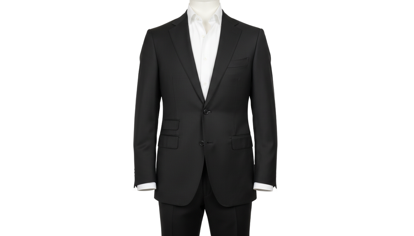 black suit without tie png PNG transparent background